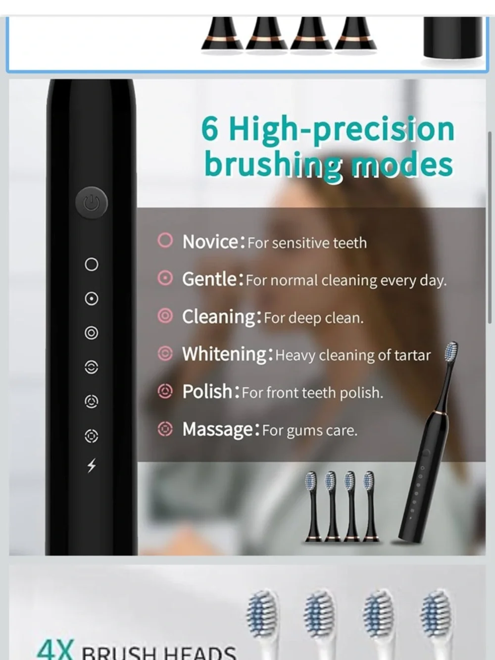X-3 Sonic Electric Toothbrush
